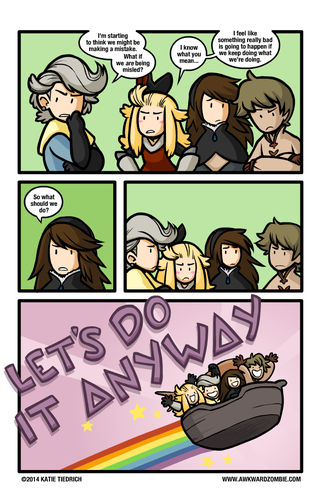 Illustration for article titled Sunday Comics: Let's Do It Anyway